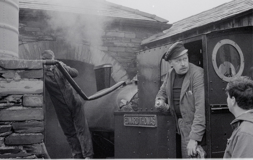 Edward Thomas being prepaired.