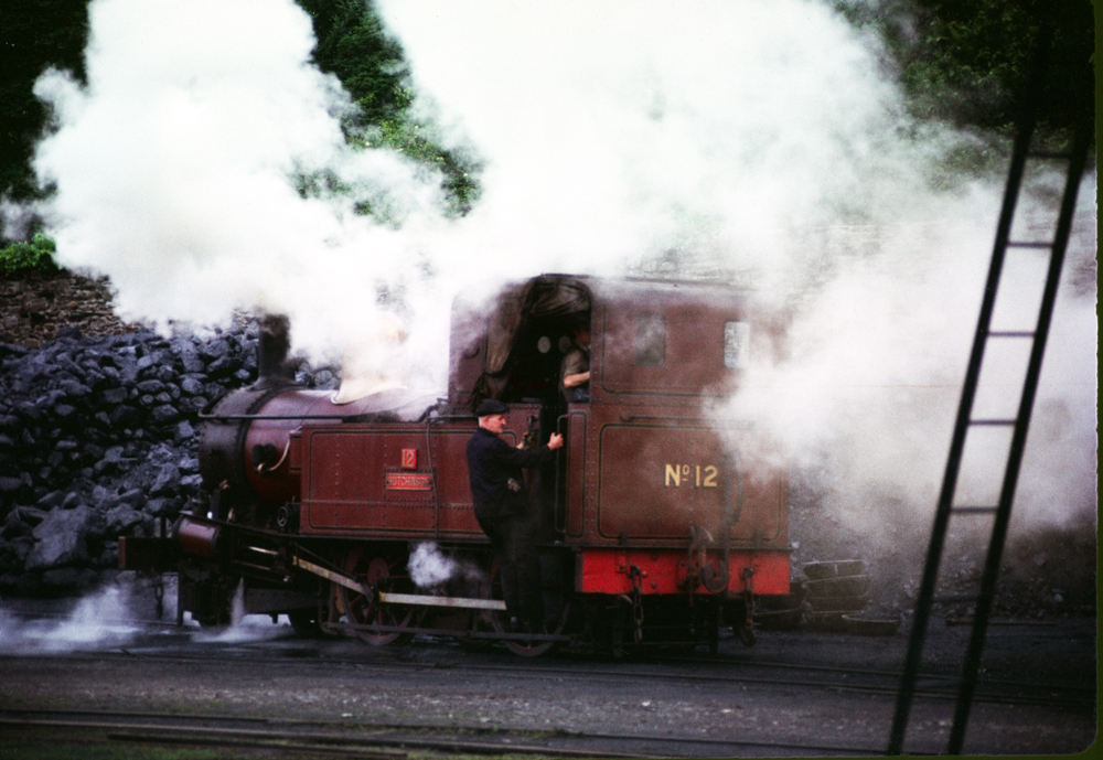 IOM Rly No 12 Hutchison shunting.