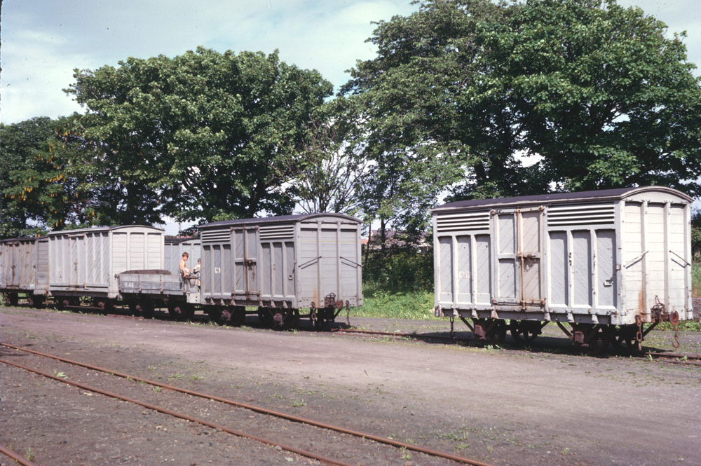 IOM Rly Vans at St Johns.