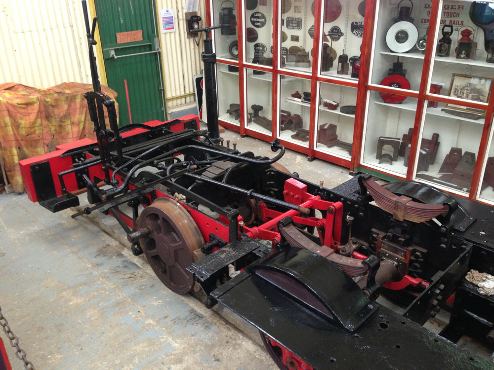 Townsend Hook's frames being restored.