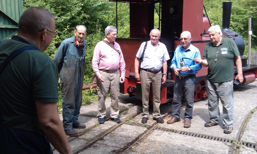 Four of the original team that saved Townsend Hook
