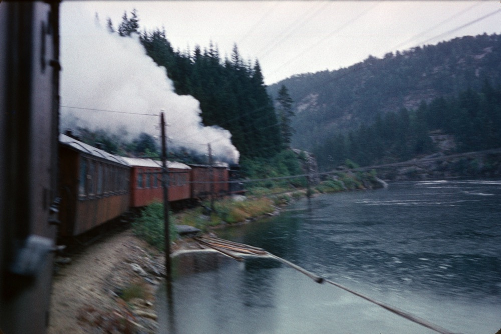 Alongside the lake
