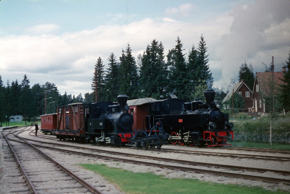 At the railway museum.