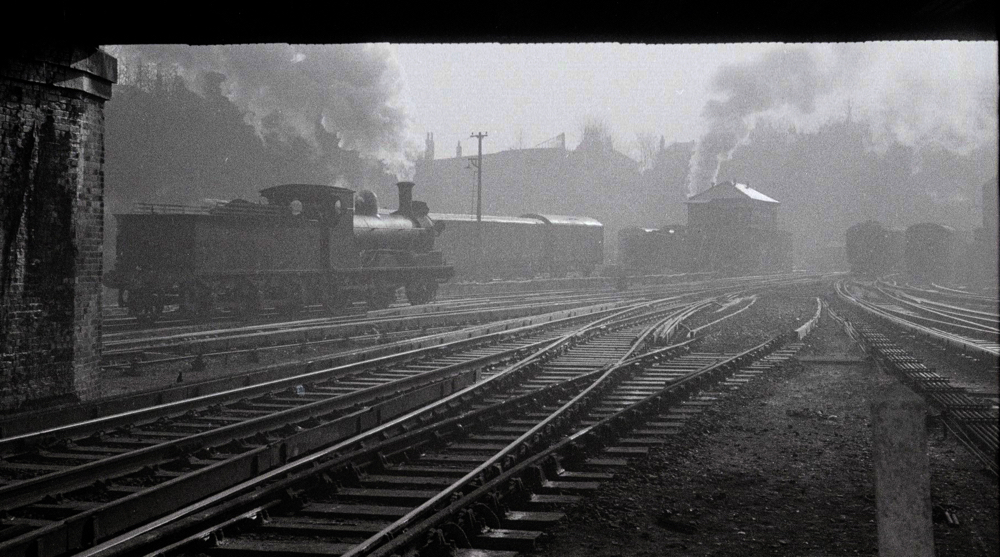 30567 runs off to shed at Guildford